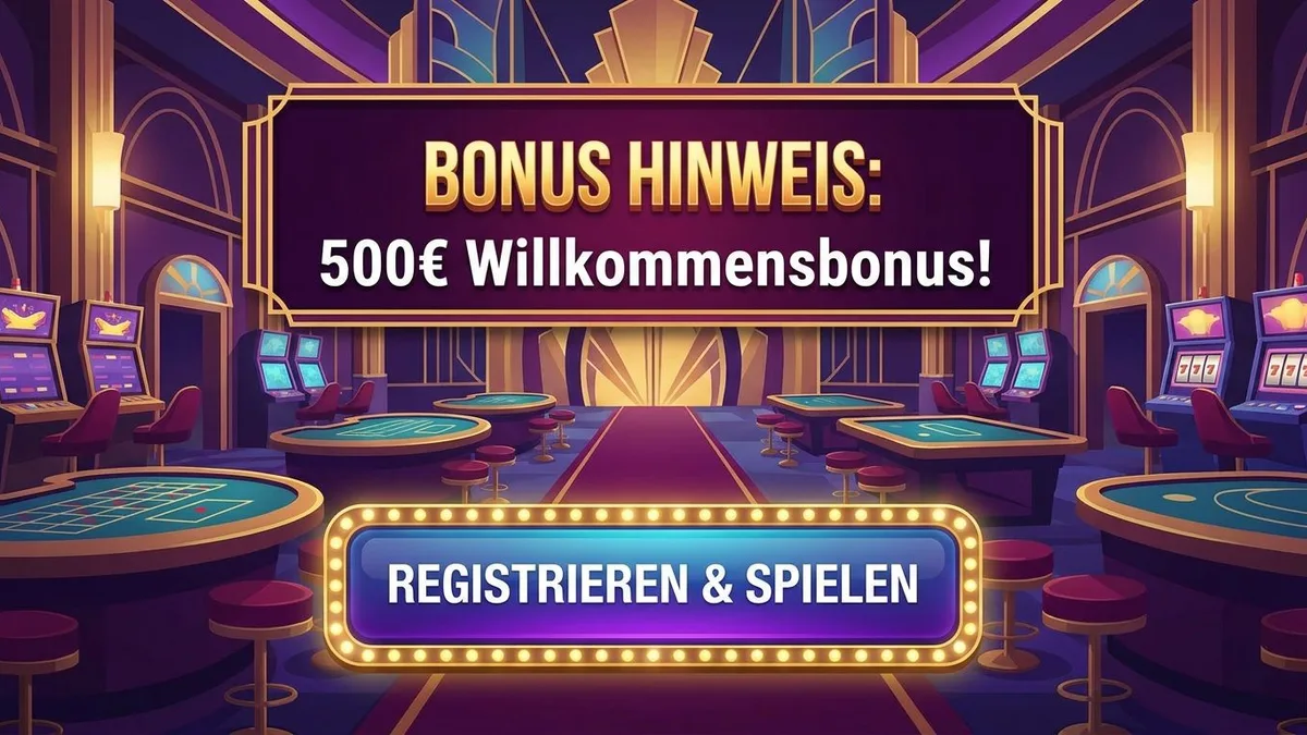 Registrierung mit Bonus